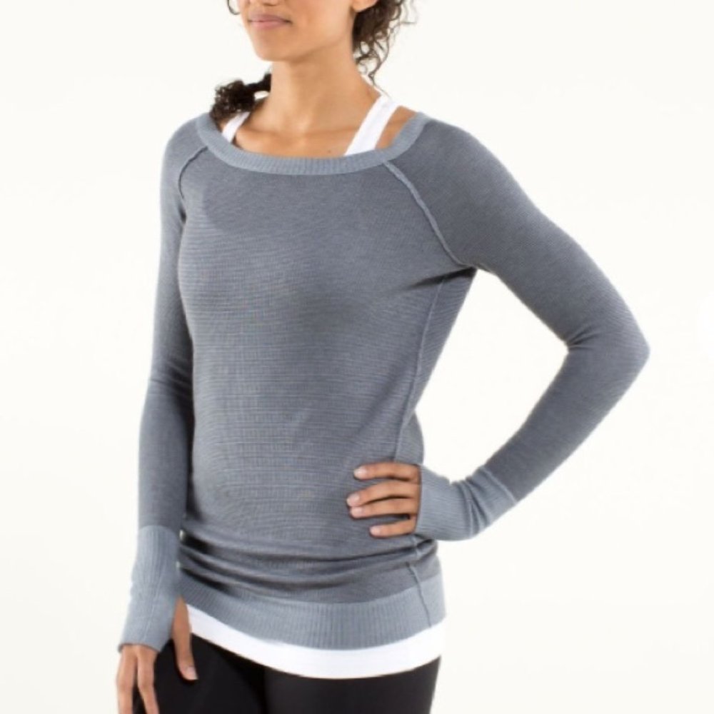Lululemon Chai Time Reversible Knit Sweater